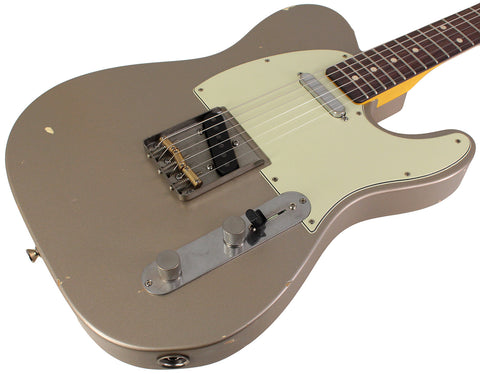 Nash T63 Guitar, Shoreline Gold Metallic, Light Aging - Humbucker Music