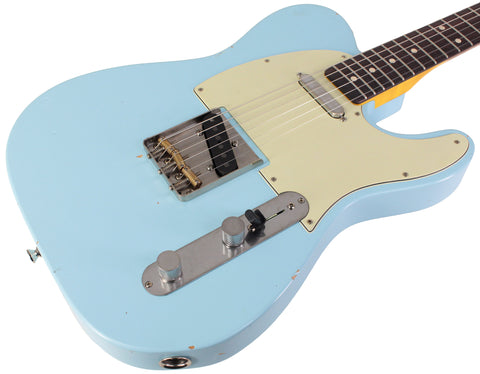 Nash T63 Guitar, Sonic Blue, Light Aging