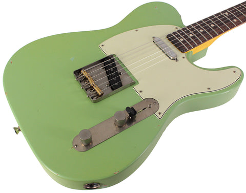 Nash T63 Guitar, Surf Green, Light Aging - Humbucker Music