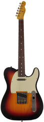 Nash T63 Guitar, 3 Tone Sunburst, Light Aging