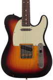 Nash T63 Guitar, 3 Tone Sunburst, Light Aging