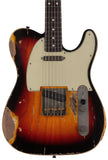 Nash T63 Guitar, 3 Tone Sunburst, Heavy Aging - Humbucker Music