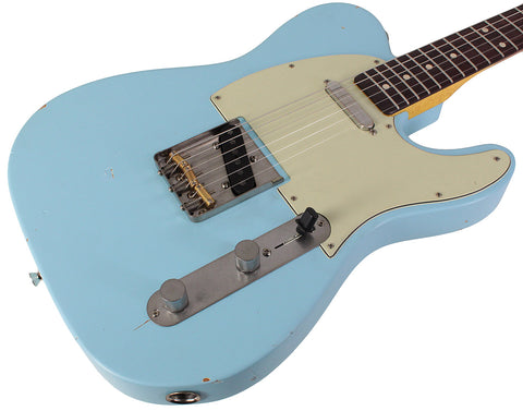 Nash T63 Guitar, Sonic Blue, Light Aging