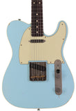 Nash T63DB Guitar, Double Bound, Sonic Blue, Light Aging - Humbucker Music
