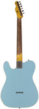 Nash T63DB Guitar, Double Bound, Sonic Blue, Light Aging - Humbucker Music