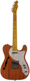 Nash T69TL Thinline Guitar, Natural Mahogany, Light Aging