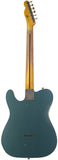 Nash T69TL Thinline Guitar, Double Bound, Ocean Turquoise Metallic, Light Aging - Humbucker Music