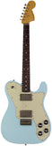 Nash T72DLX Guitar, Sonic Blue, Rosewood, Light Aging