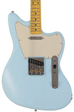 Nash TMaster Guitar, Sonic Blue, Matching Headstock, Unaged