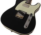 Nash T63DB Guitar, Double Bound, Black, Humbucker, Light Aging - Humbucker Music