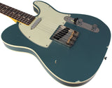 Nash T63DB Guitar, Double Bound, Ocean Turquoise Metallic, Light Aging