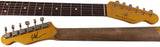 Nash T63DB Guitar, Double Bound, 3-Tone Sunburst, Light Aging - Humbucker Music