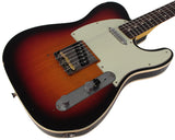 Nash T63DB Guitar, Double Bound, 3-Tone Sunburst - Humbucker Music