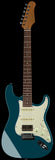 Suhr Select Classic S HSS Guitar, Roasted Neck, Ocean Turquoise Metallic, Aged Green - Humbucker Music