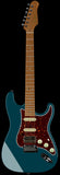 Suhr Select Classic S HSS Guitar, Roasted Neck, Maple, Ocean Turquoise Metallic, Tortoise Shell - Humbucker Music