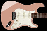 Suhr Select Classic S Guitar, Roasted Neck, Shell Pink, Parchment - Humbucker Music