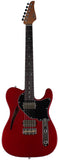 Suhr Select Alt T Cat's Eye Guitar, Candy Apple Red Metallic, Black - Humbucker Music