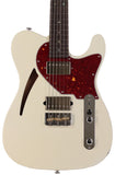 Suhr Select Alt T Cat's Eye Guitar, Olympic White, Tortoise Shell - Humbucker Music