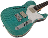 Suhr Select Alt T Guitar, Bahama Blue - Humbucker Music