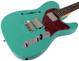 Suhr Alt T Guitar, Seafoam Green, Rosewood - Humbucker Music