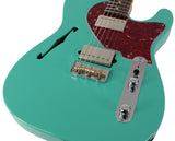 Suhr Alt T Guitar, Seafoam Green, Rosewood - Humbucker Music