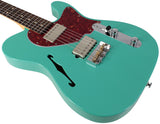 Suhr Alt T Guitar, Seafoam Green, Rosewood - Humbucker Music