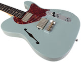 Suhr Alt T Guitar, Sonic Blue, Rosewood - Humbucker Music