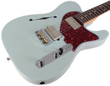 Suhr Alt T Guitar, Sonic Blue, Rosewood - Humbucker Music