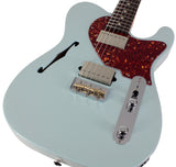 Suhr Alt T Guitar, Sonic Blue, Rosewood - Humbucker Music