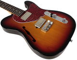 Suhr Alt T Guitar, 3-Tone Burst, Rosewood - Humbucker Music