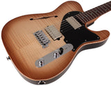 Suhr Select Alt T Guitar, Natural Burst, Black PG - Humbucker Music