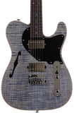 Suhr Select Alt T Guitar, Trans Blue Denim Slate, Black PG - Humbucker Music