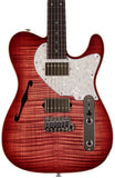 Suhr Select Alt T Guitar, Faded Trans Wine Red Burst - Humbucker Music