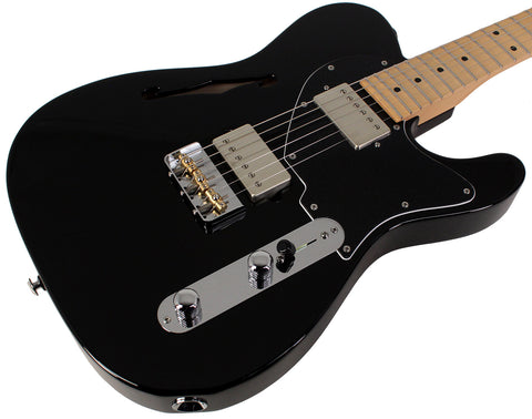 Suhr Alt T Guitar, Black, Maple - Humbucker Music