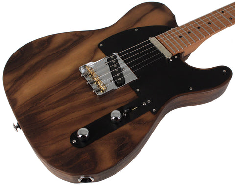 Suhr Andy Wood Signature Modern T Guitar, Whiskey Barrel, Hardshell Case - Humbucker Music