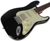 Suhr Select Classic S Antique HSS Guitar, Roasted Neck, Black - Humbucker Music