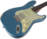 Suhr Select Classic S Antique HSS Guitar, Roasted Neck, Lake Placid Blue - Humbucker Music