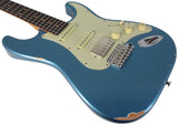 Suhr Select Classic S Antique HSS Guitar, Roasted Neck, Lake Placid Blue - Humbucker Music