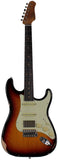 Suhr Select Classic S Antique HSS Guitar, Roasted Neck, 3-Tone Sunburst - Humbucker Music