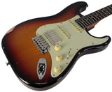 Suhr Select Classic S Antique HSS Guitar, Roasted Neck, 3-Tone Sunburst - Humbucker Music