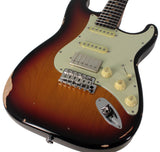 Suhr Select Classic S Antique HSS Guitar, Roasted Neck, 3-Tone Sunburst - Humbucker Music