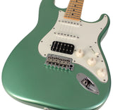 Suhr Classic S HSS Guitar, Cactus Green Metallic, Maple - Humbucker Music