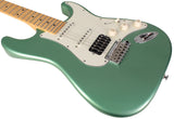 Suhr Classic S HSS Guitar, Cactus Green Metallic, Maple - Humbucker Music
