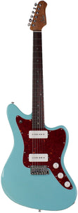 Suhr Select Classic JM Guitar, Roasted Neck, Daphne Blue