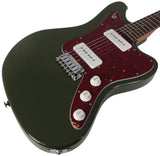 Suhr Select Classic JM Guitar, Roasted Neck, Dark Forest Green - Humbucker Music