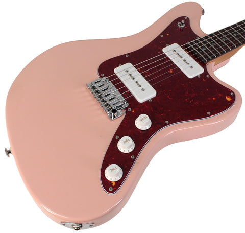 Suhr Select Classic JM Guitar, Roasted Neck, Shell Pink - Humbucker Music