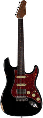 Suhr Select Classic S Antique HSS Guitar, Roasted Neck, Black, Tortoise Shell