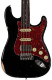 Suhr Select Classic S Antique HSS Guitar, Roasted Neck, Black, Tortoise Shell - Humbucker Music