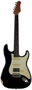 Suhr Select Classic S Antique HSS Guitar, Roasted Neck, Black