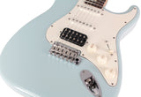 Suhr Classic S Antique Guitar, Sonic Blue, Rosewood, HSS - Humbucker Music